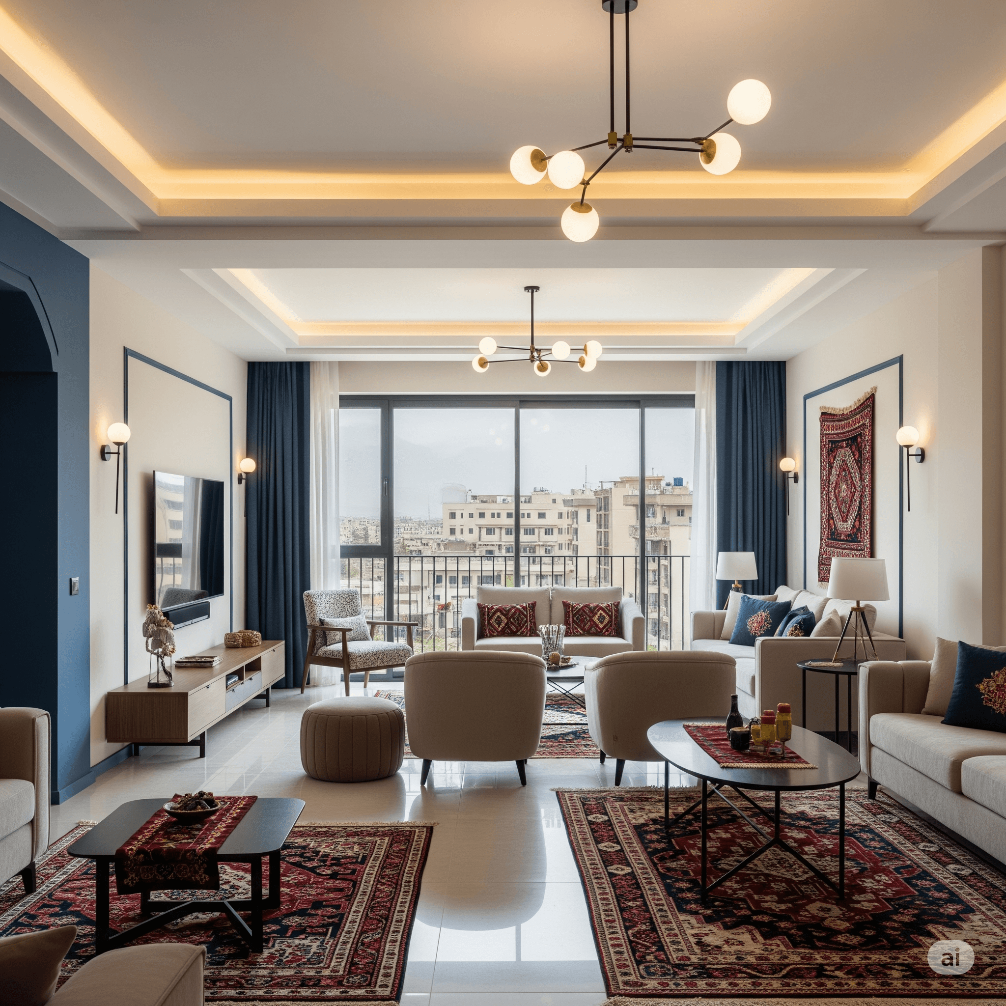Beautiful Afghan home interior